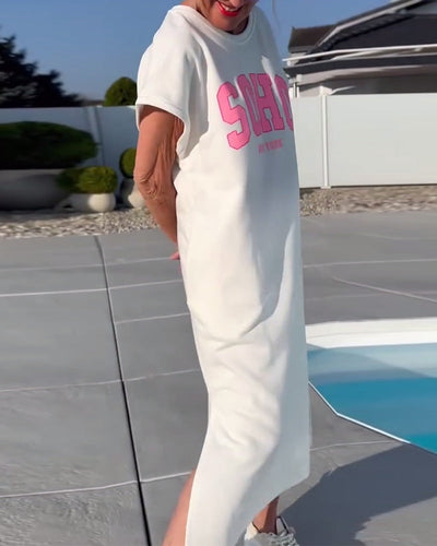 Robe Mode Large Fente