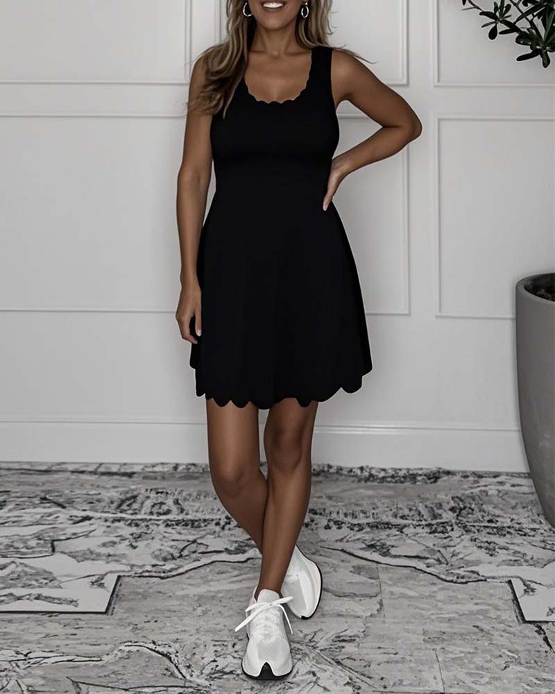 Robe Sans Manches Mode Décontractée