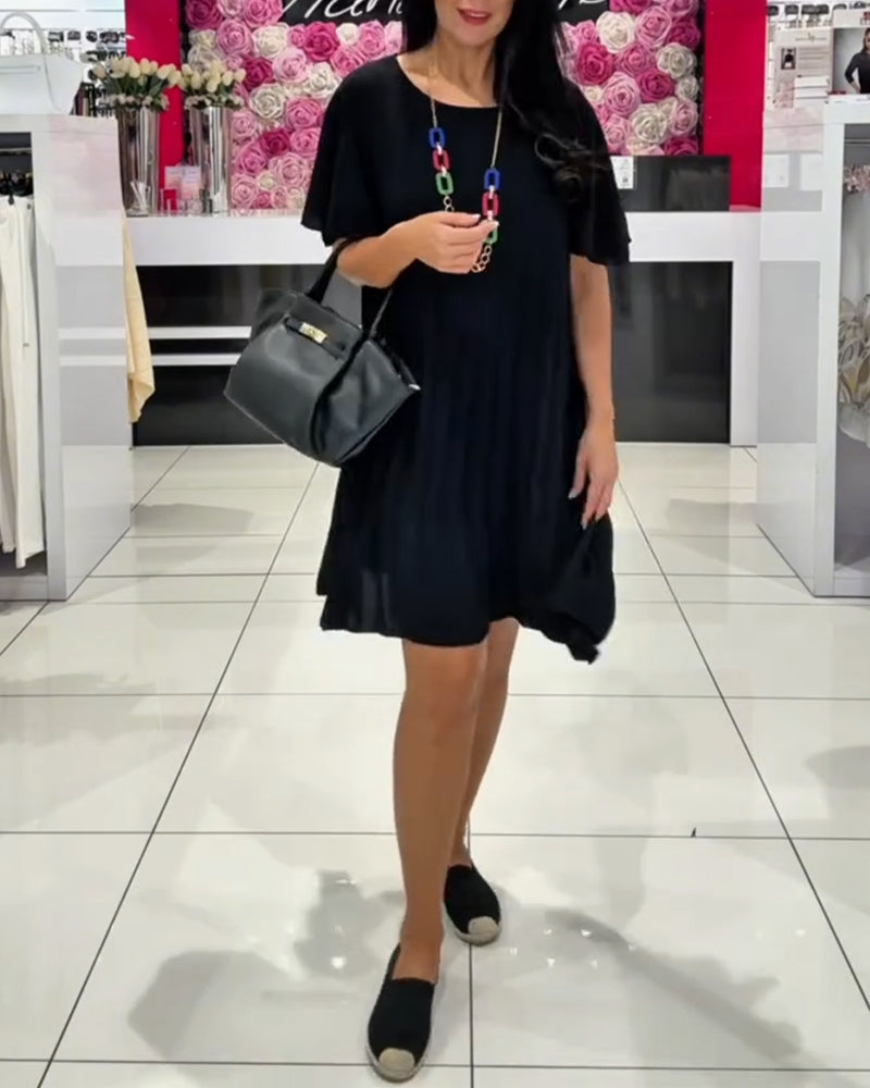 Robe Mode Street Plissée