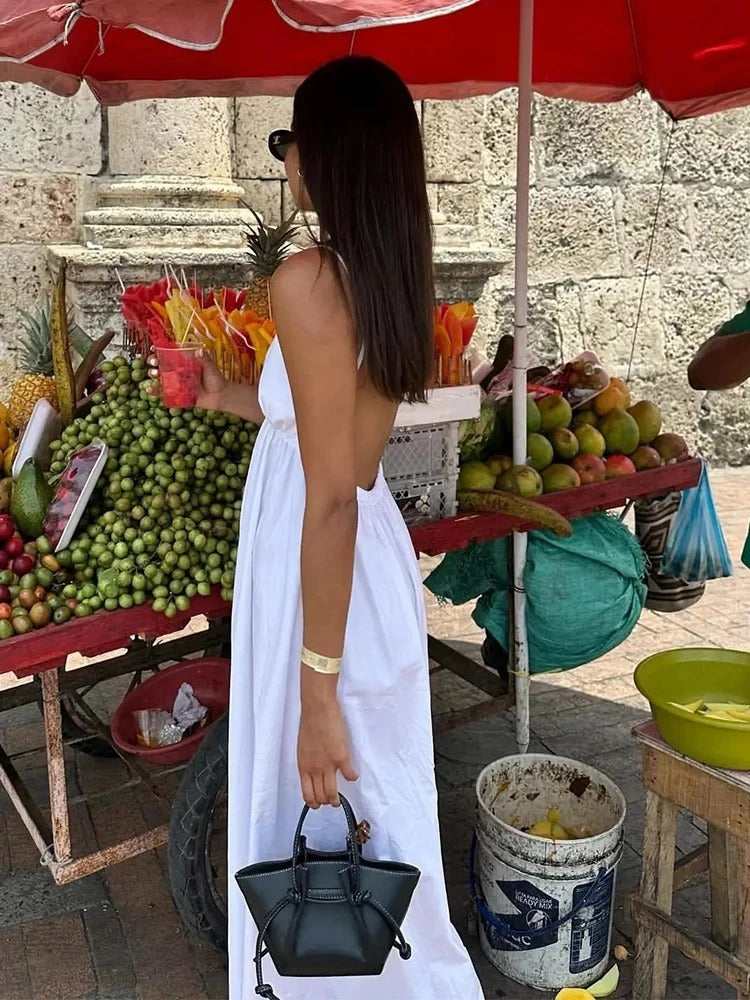 Sophie Paris® | Robe longue d’été à fines bretelles