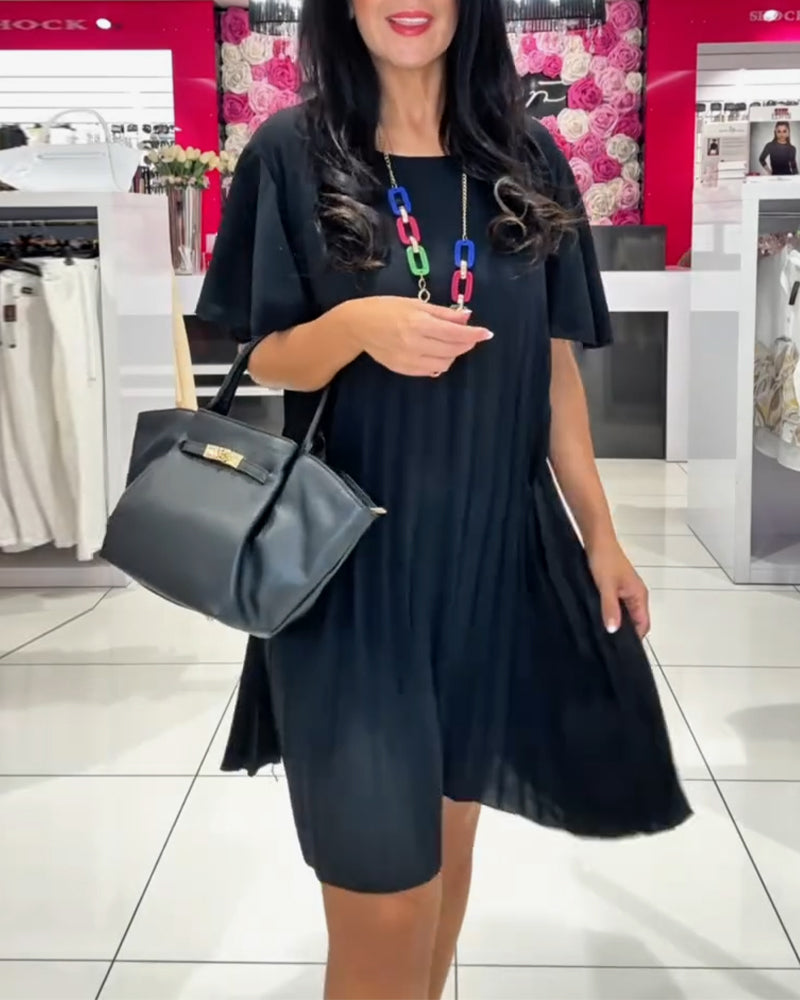 Robe Mode Street Plissée