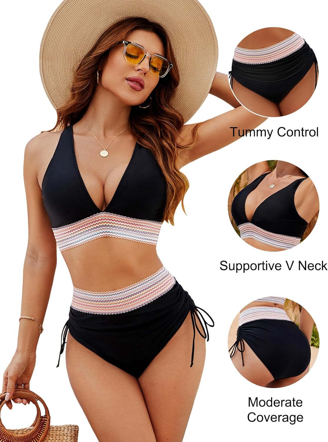 Sofia™ | Bikini Contrôle Ventre