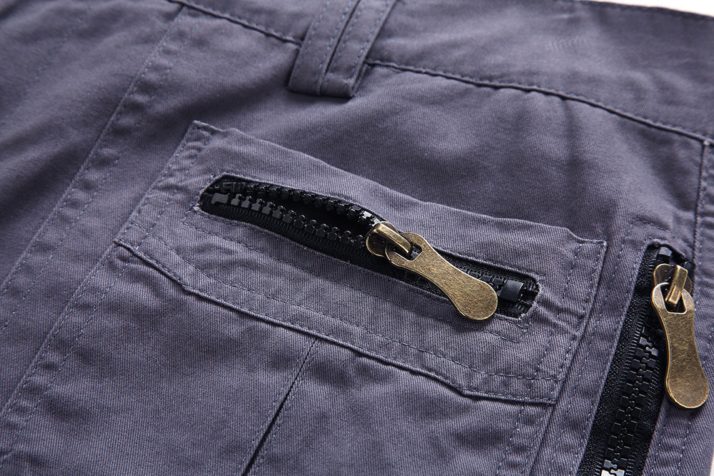 Short Cargo pour Hommes avec Poche Zippée