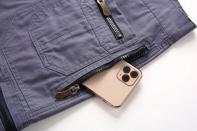 Short Cargo pour Hommes avec Poche Zippée