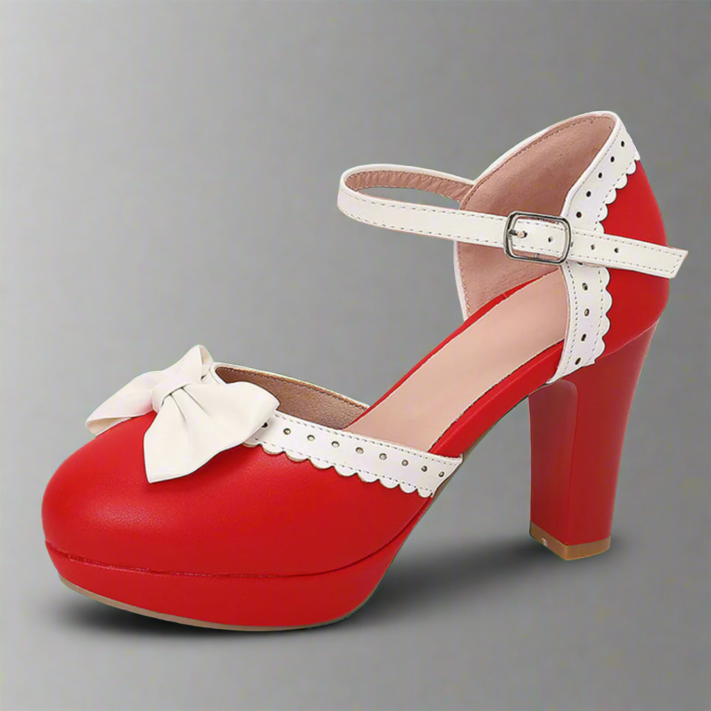 Sophie | Talons Hauts Élégants avec Nœud