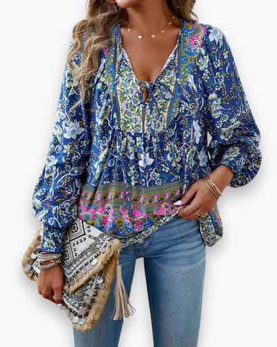 Top fleuri léger femme | Haut d'été