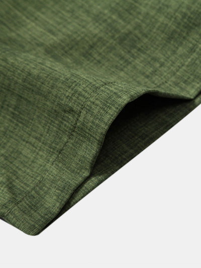 Short Sleeve Stand Collar Shirt