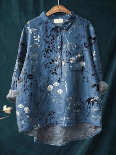 Halima™ | Chemisier Floral Élégant