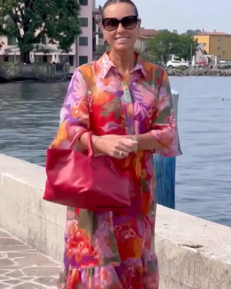 TASIA - Robe Vibrante