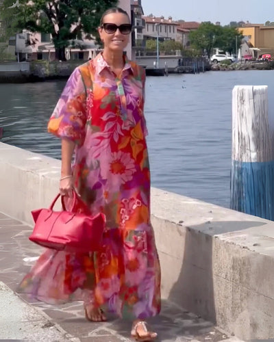 TASIA - Robe Vibrante