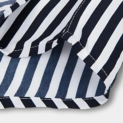 T-shirt manches longues à rayures verticales pour Homme – Dillon