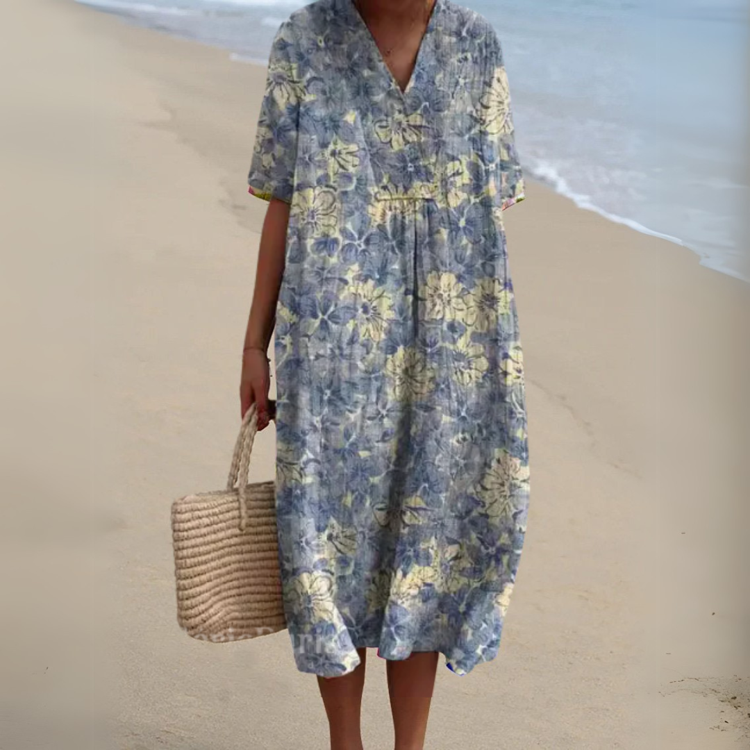 Sarah | Robe élégante avec imprimé floral