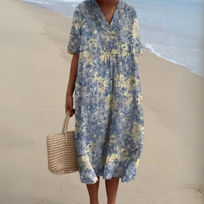 Sarah | Robe élégante avec imprimé floral