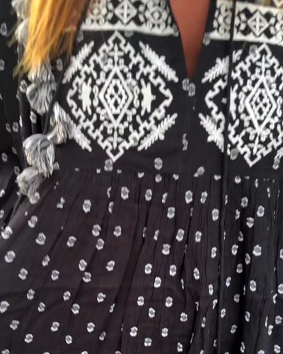 Robe Tendance Et Élégante Imprimée