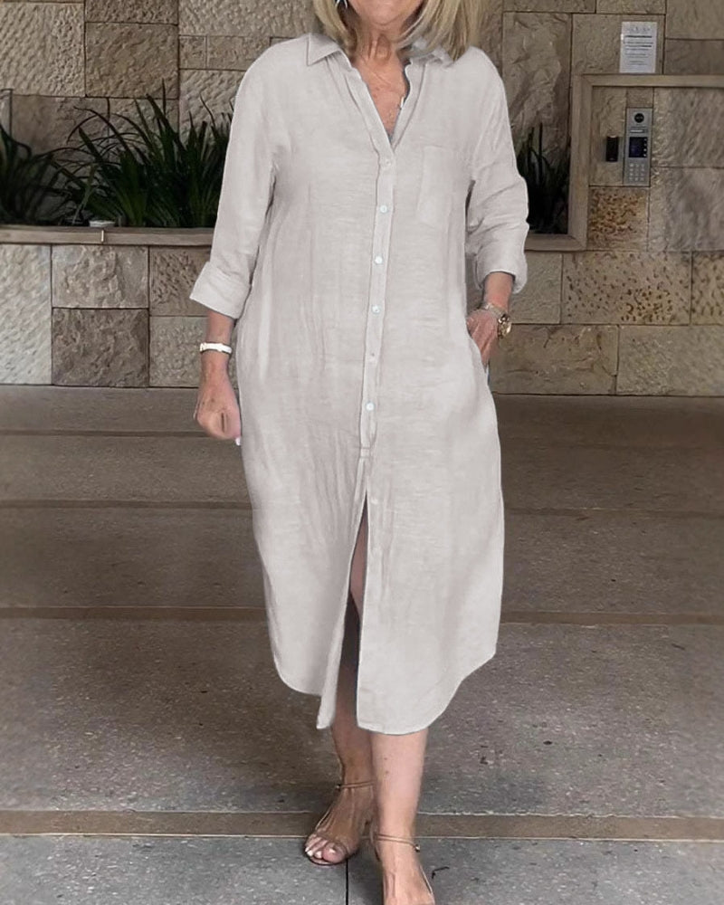 SARUSA – ROBE-CHEMISE CLASSIQUE