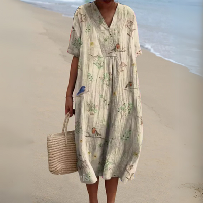 Sarah | Robe élégante avec imprimé floral