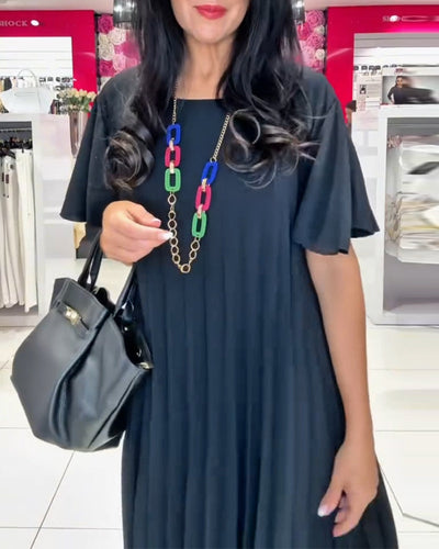 Robe Mode Street Plissée