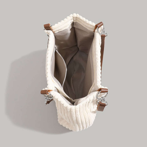 Sac élégant en velours pour femme | Sac à bandoulière