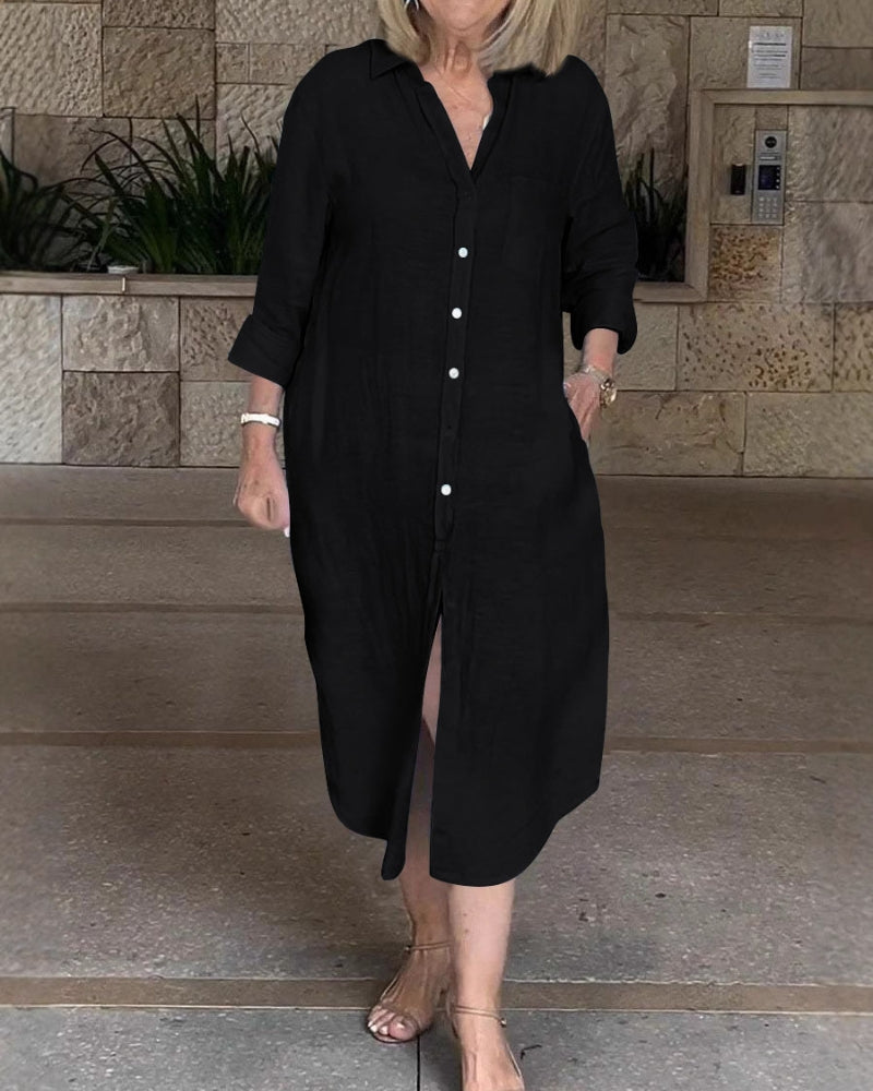 SARUSA – ROBE-CHEMISE CLASSIQUE