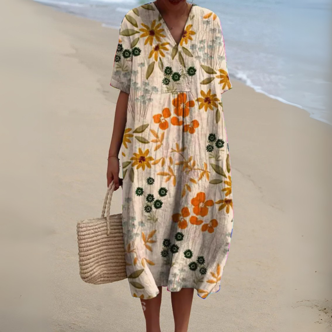 Sarah | Robe élégante avec imprimé floral