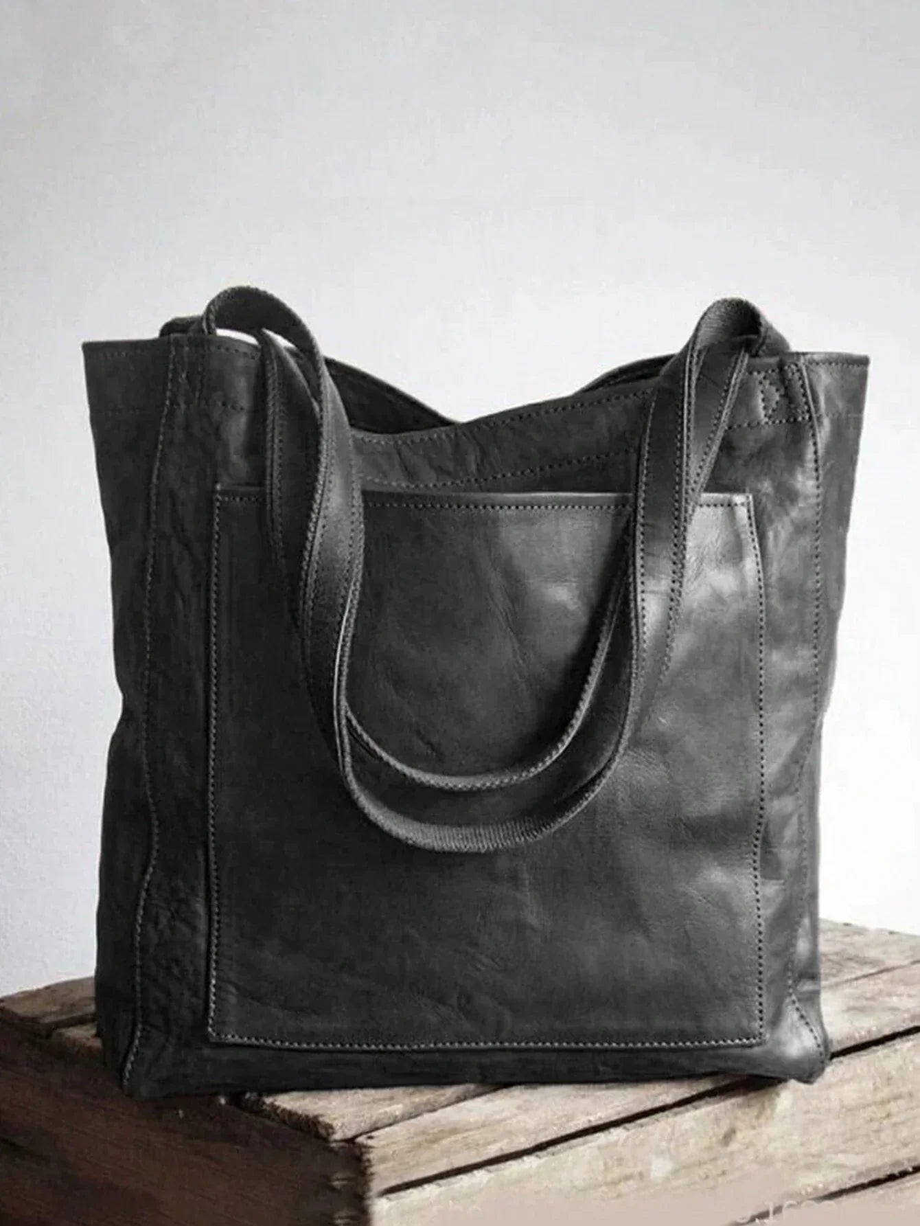 Sac de style vintage de grande capacité avec lanière amovible