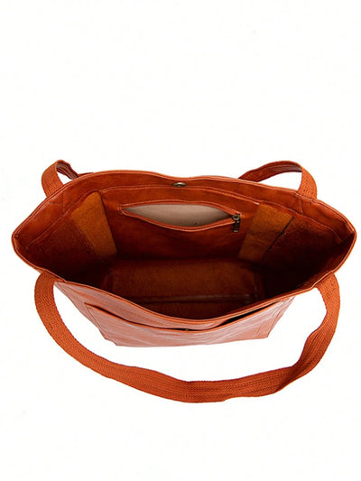 Sac de style vintage de grande capacité avec lanière amovible