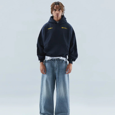 Sweat à capuche en coton mélangé pour femme | Oversize