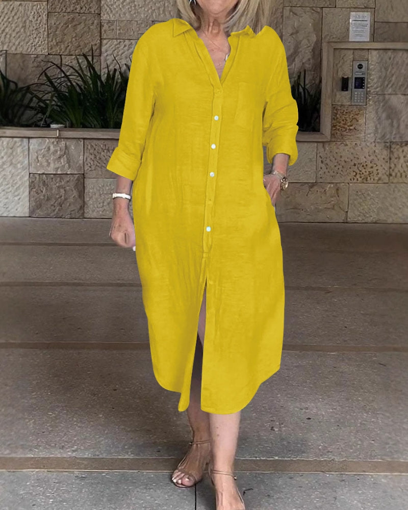 SARUSA – ROBE-CHEMISE CLASSIQUE