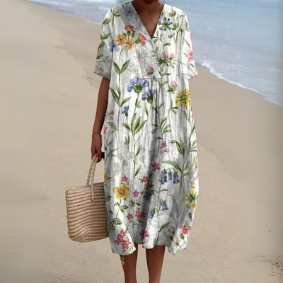 Sarah | Robe élégante avec imprimé floral