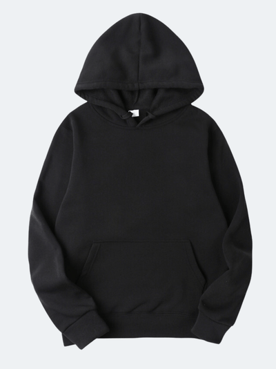Sweat à Capuche Décontracté De Couleur Unie