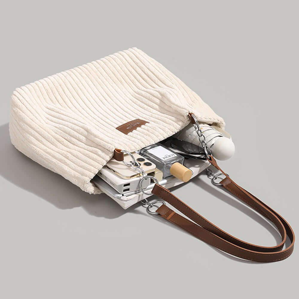 Sac Fourre-tout en Velours pour Femmes