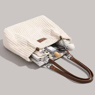 Sac Fourre-tout en Velours pour Femmes