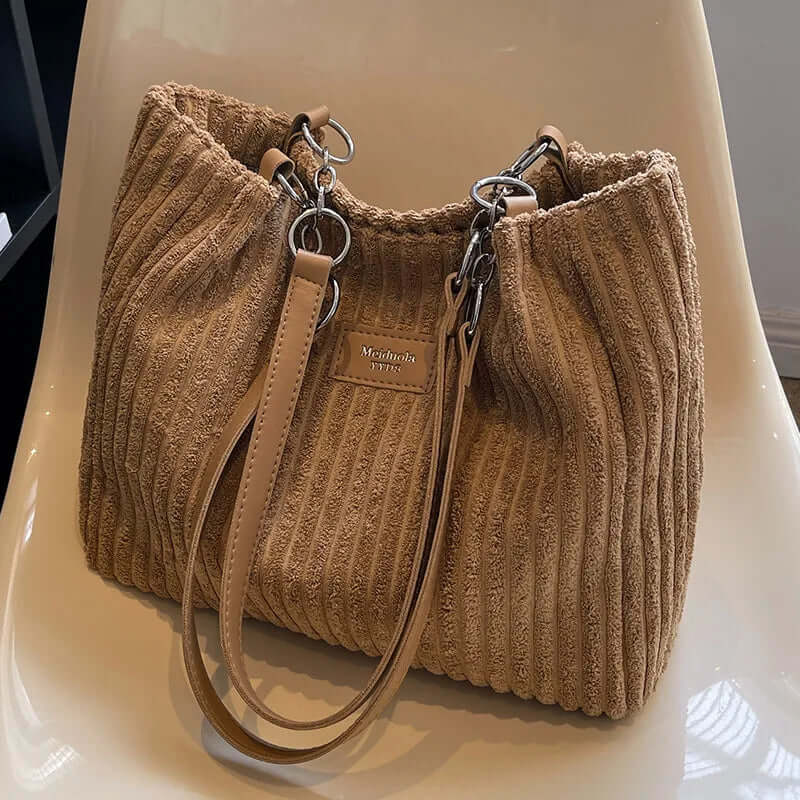Sac Fourre-tout en Velours pour Femmes