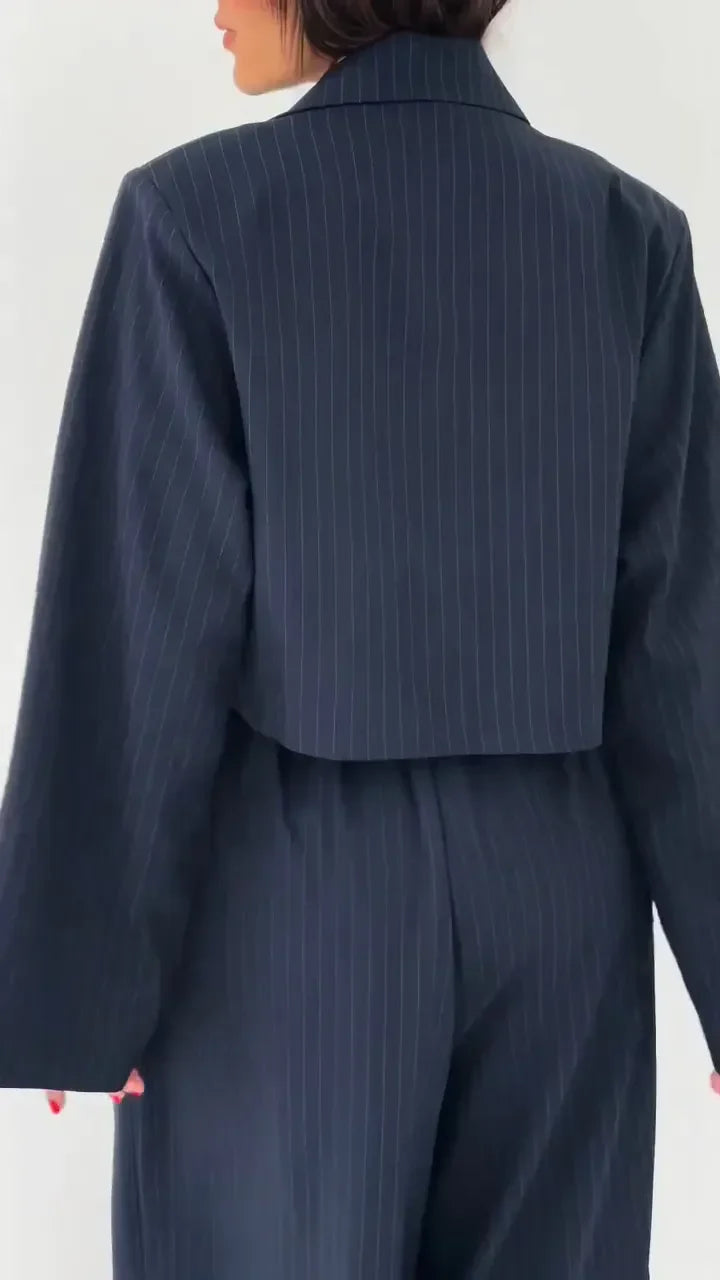 Sofia|  Ensemble Femme Bustier + Veste – Style Élégant & Tendance