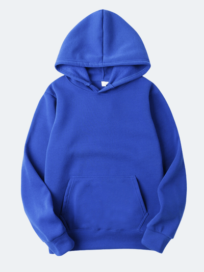Sweat à Capuche Décontracté De Couleur Unie