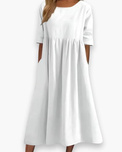 Robe Midi Confortable pour Femme | Élégant