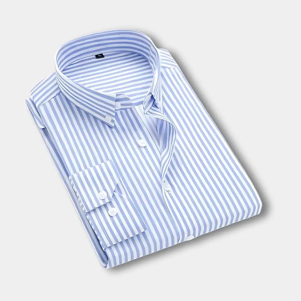 T-shirt manches longues à rayures verticales pour Homme – Dillon