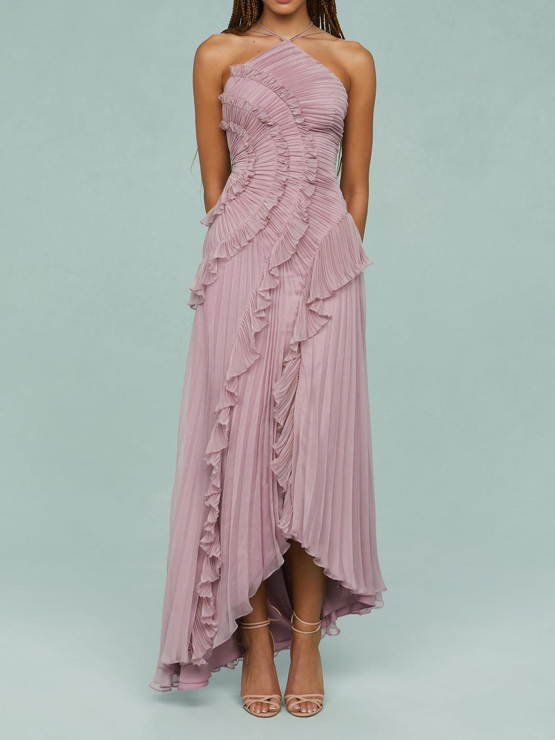 Robe longue Océan Pink