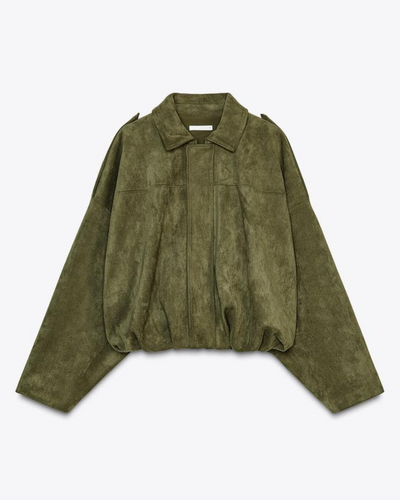 Quintine - Blouson bomber en suède