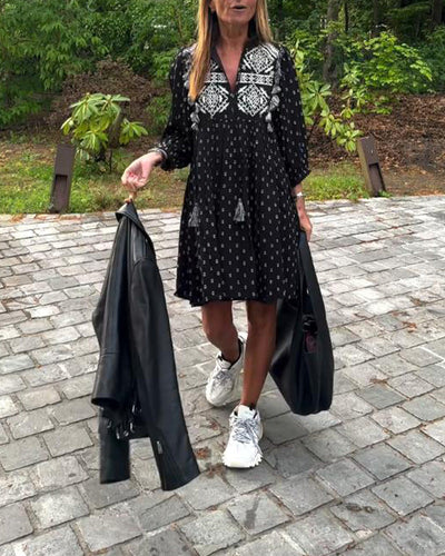 Robe Tendance Et Élégante Imprimée