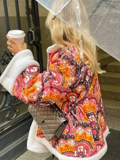 Sophie Paris | Manteau à motifs bohème