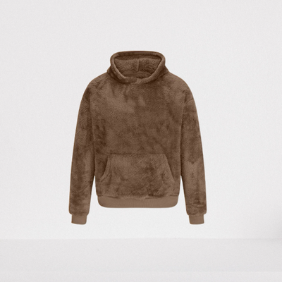 Sweat à capuche duveteux pour femmes | Chaud