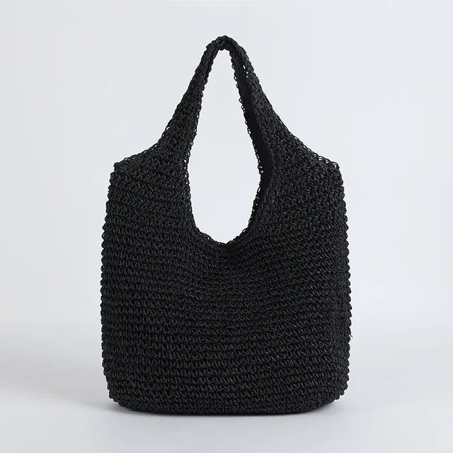 Sac tissé en rotin pour femmes l Annora