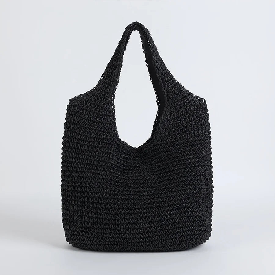 Sac tissé en rotin pour femmes l Annora