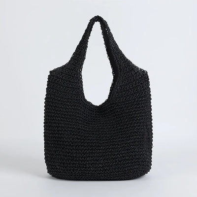 Sac tissé en rotin pour femmes l Annora