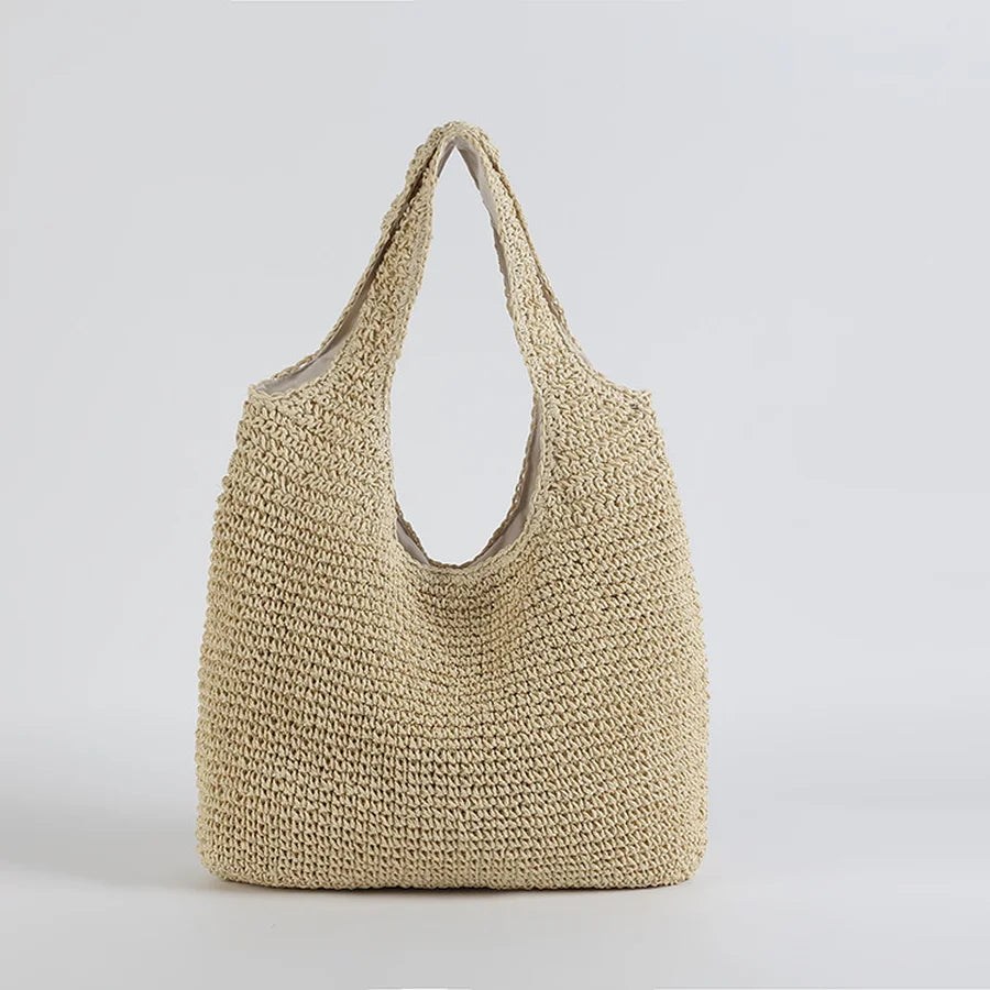 Sac tissé en rotin pour femmes l Annora