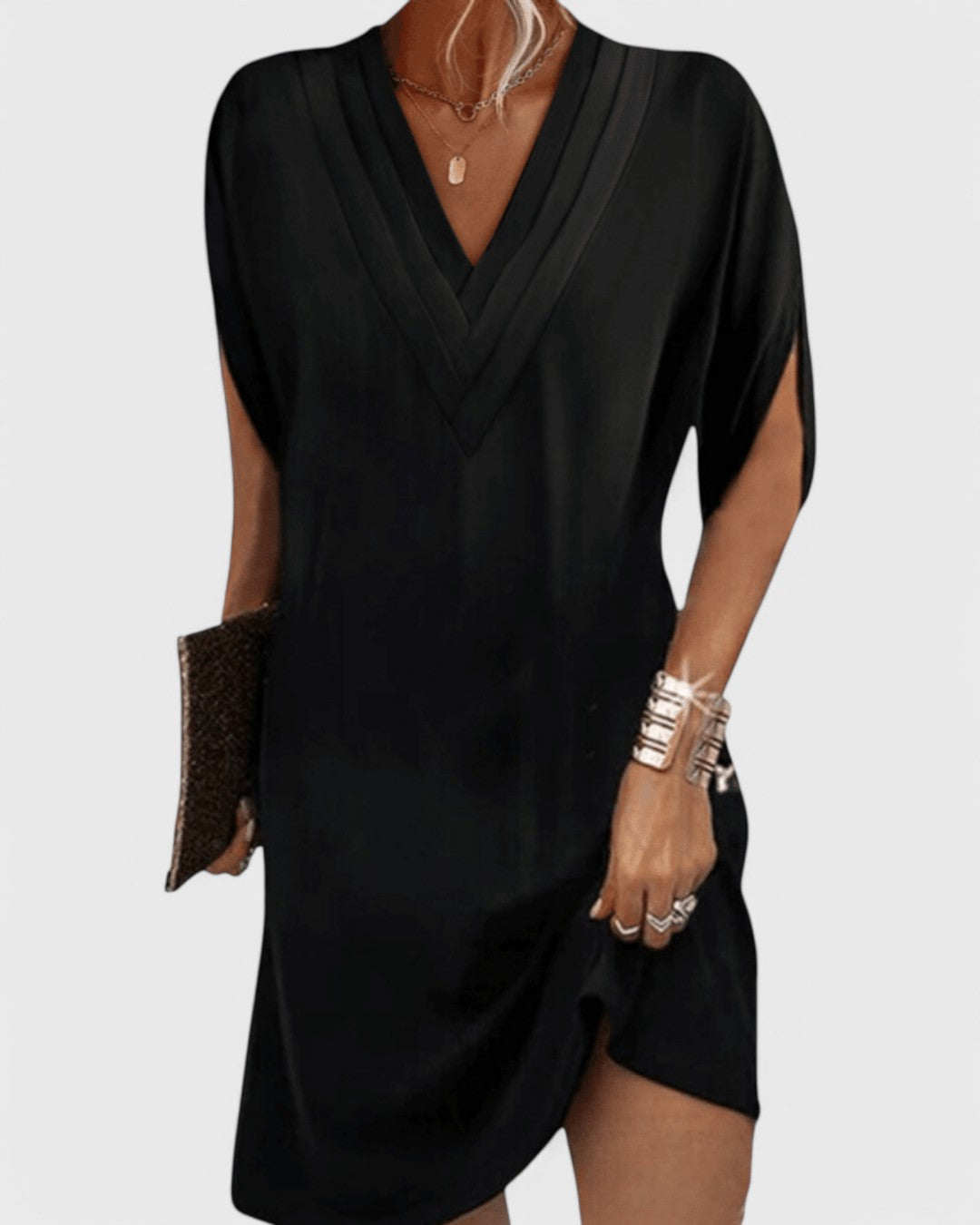 Winnie™ | Robe Élégante en Lin et Coton