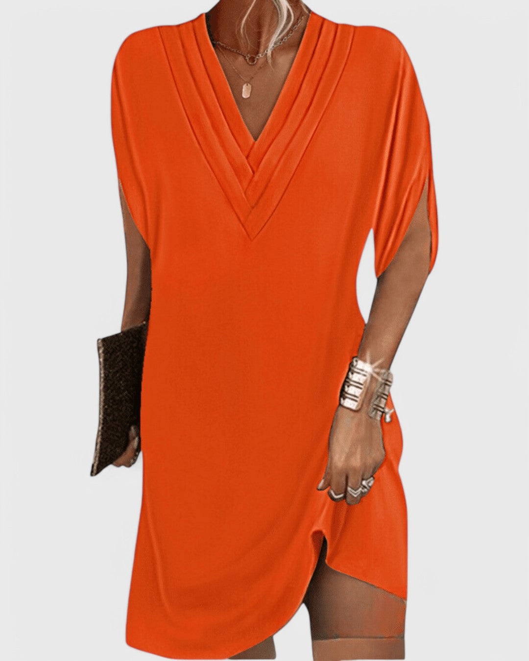 Winnie™ | Robe Élégante en Lin et Coton