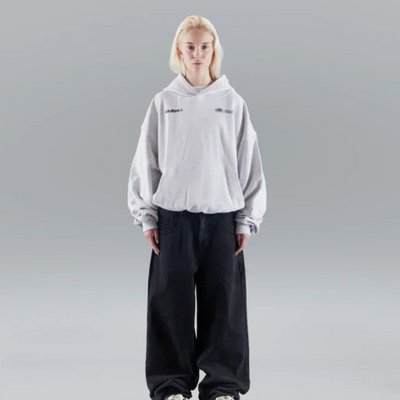 Sweat à capuche en coton mélangé pour femme | Oversize