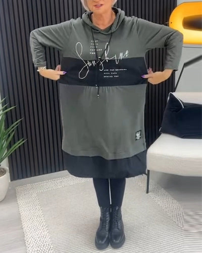 SEMBA - ROBE À CAPUCHE DÉCONTRACTÉE